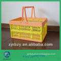 20kg's plastic shopping basket with plastic handles